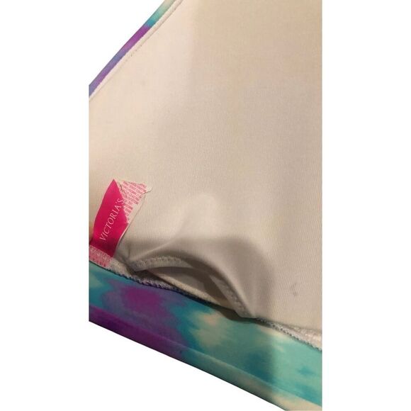 Victoria's Secret Tie Dye Havana Wireless Push Up Swim Bikini Top size 36D - Picture 6 of 6